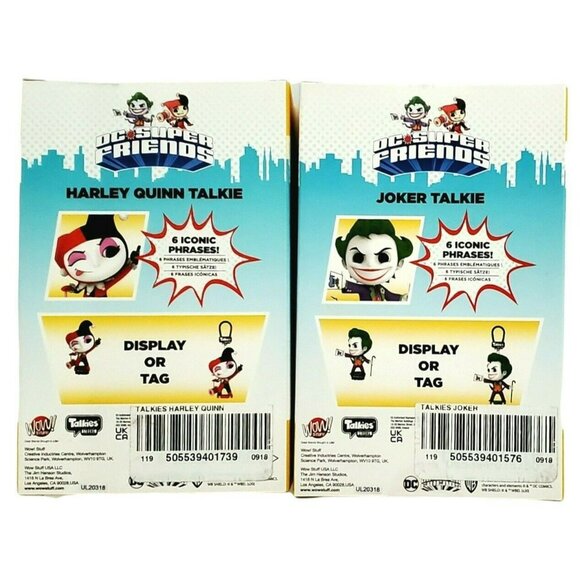 2 New Joker Talkie #7 & Harley Quinn #8 Super Friends Comic Iconic Phrases Clip - Picture 3 of 4